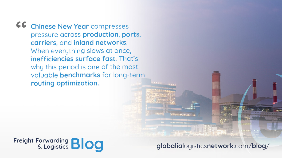 Chinese New Year Routing Impact