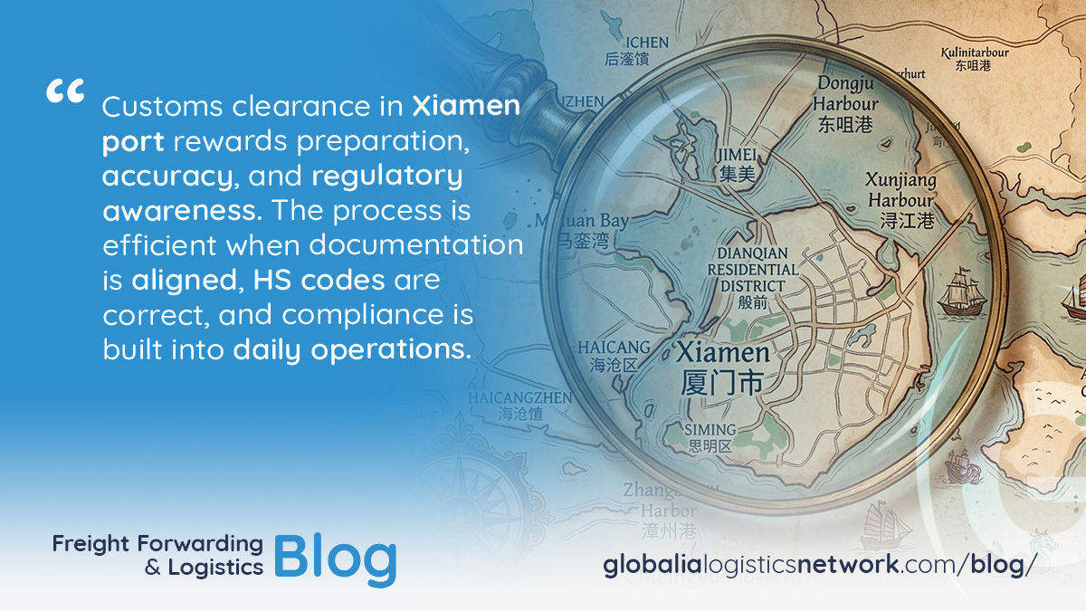 Customs Clearance in Xiamen Port