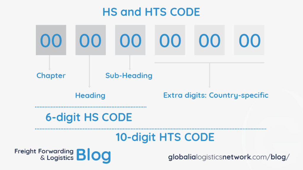 Difference between HS Code and HTS code for freight forwarders