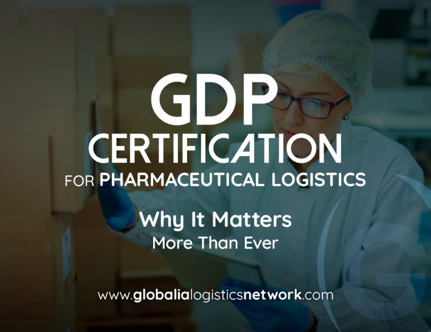 GDP certification for pharmaceutical logistics
